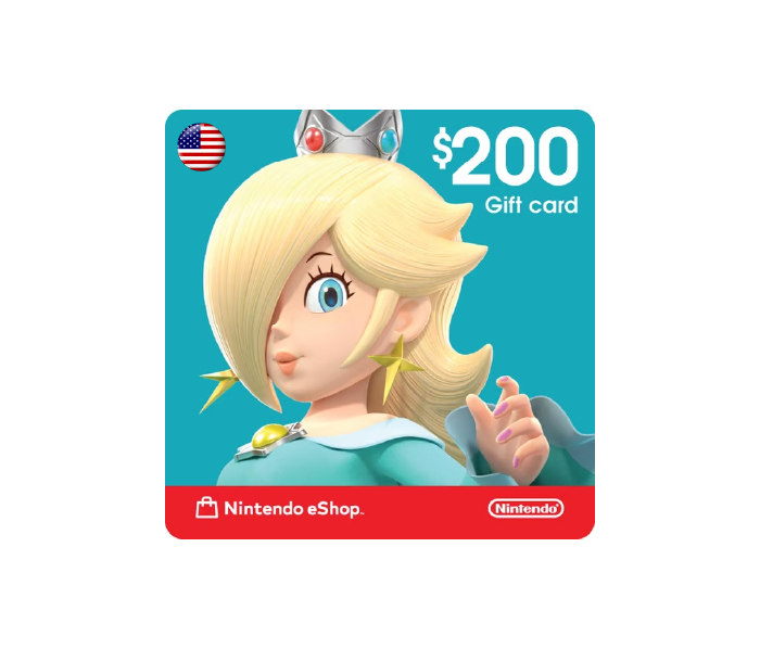 USD 200 Nintendo eShop Digital Gift Card [USA Region]